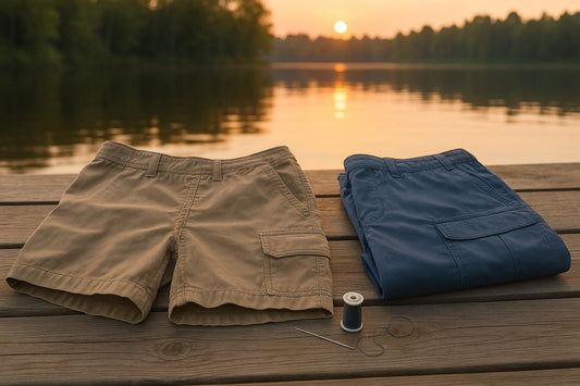 Seam Repair vs. Replacement: Fishing Shorts