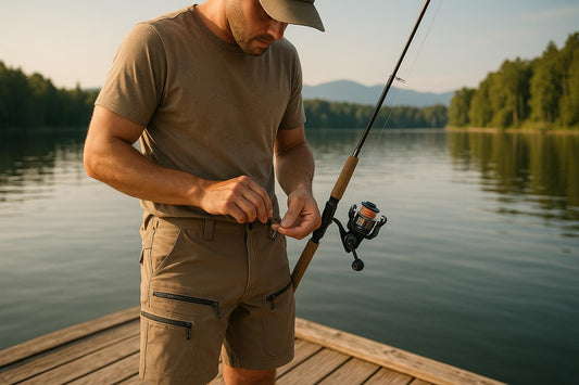 Solve Gear Loss with Zippered Fishing Shorts