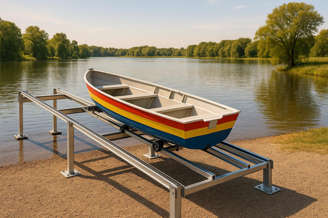 Multi-Purpose Rail Storage for Small Boats