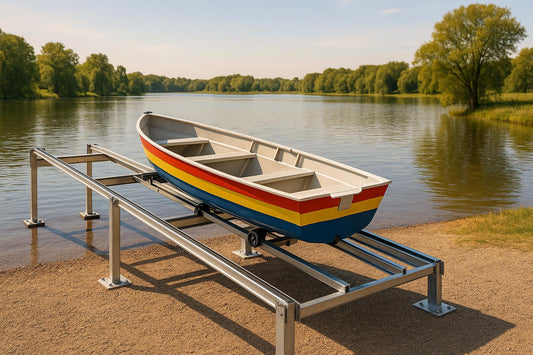 Multi-Purpose Rail Storage for Small Boats