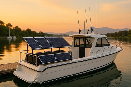 Eco-Friendly Solar Rail Storage for Fishing Boats
