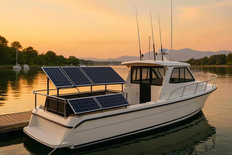 Eco-Friendly Solar Rail Storage for Fishing Boats