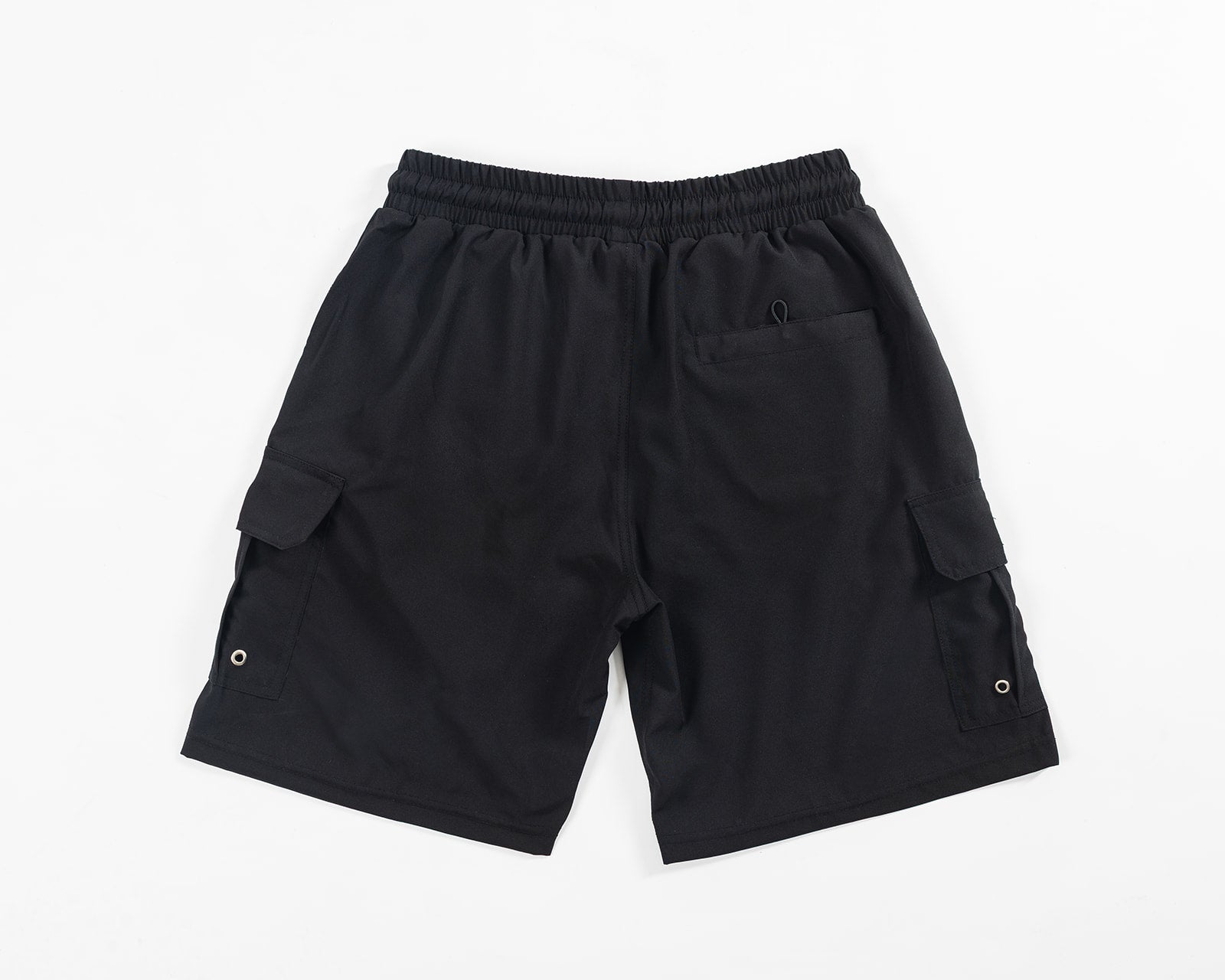 Black Padded Men's Fishing Shorts