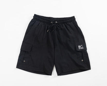 Black Padded Men's Fishing Shorts