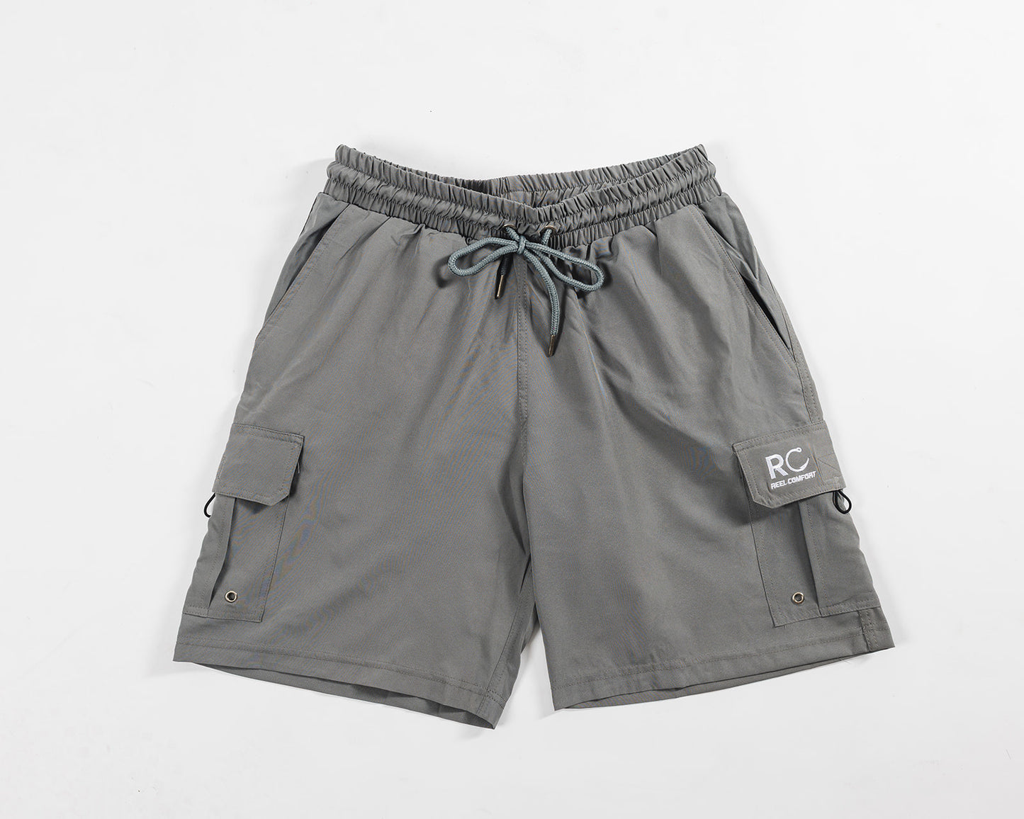 Gray Padded Men's Fishing Shorts